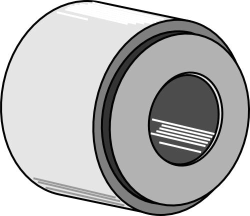 Iron ring compl. with hardwood bearing - Ø25mm