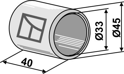 Plastic bearing - Ø45