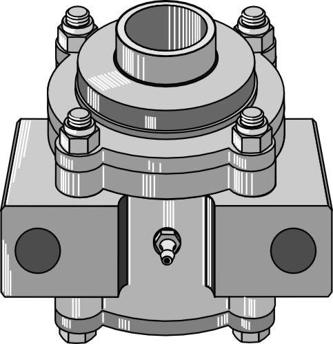 Bearing housing compl. without inwards