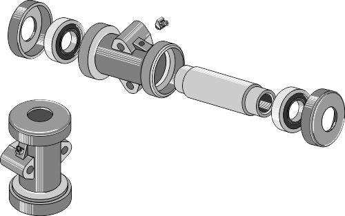 Bearing compl. for square shaft