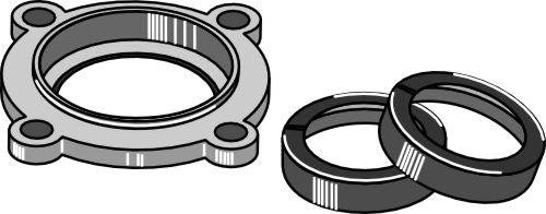 Housing cover with shaft seal