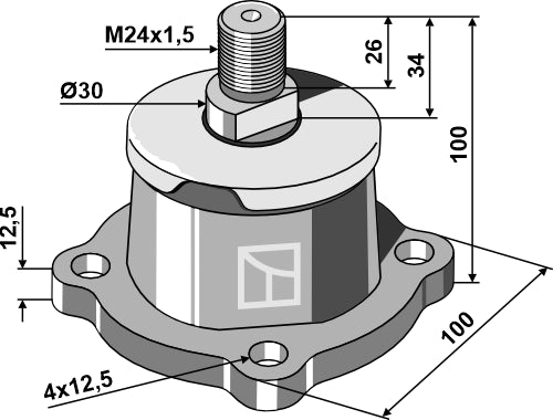 Bearing - right thread