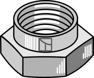 Self-locking nut - M24x2