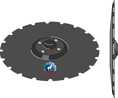 Notched disc Ø450x5