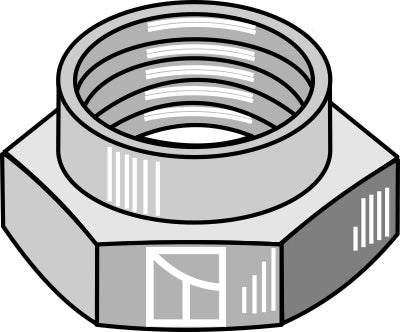 Self-locking nut - M30x2