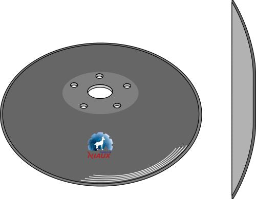 Plain disc - Ø610x6 m.
