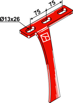 Schraper for back disc support