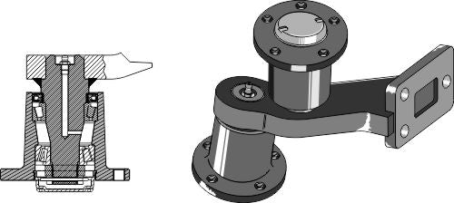 Bearing with shank - right model