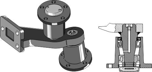 Bearing with shank - left model