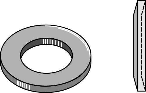 Washer Ø36,5x2,5xØ22