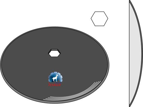 Plain disc Ø610x6
