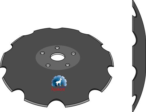 Notched disc - Ø520x6 m.