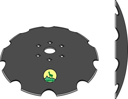 Notched disc - Ø560x6