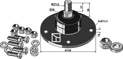 Bearing compl.
