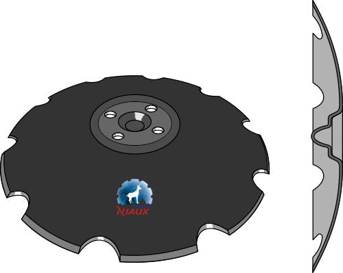 Notched disc Ø470x5