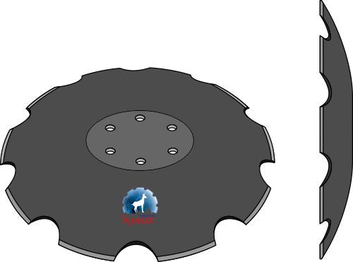 Notched disc - Ø560x6