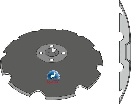 Notched disc - Ø510x5