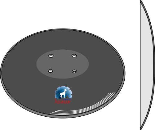Plain disc - Ø580x5 m.