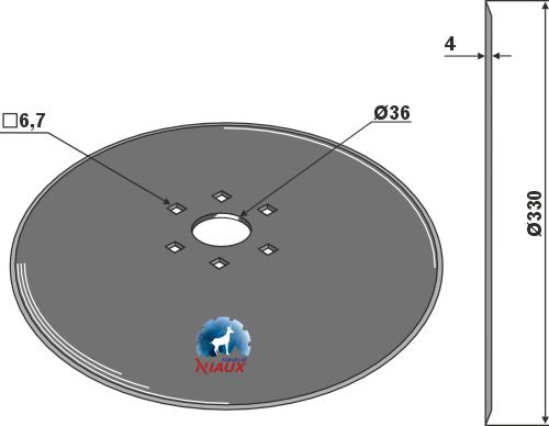 Cutting disc Ø330x4