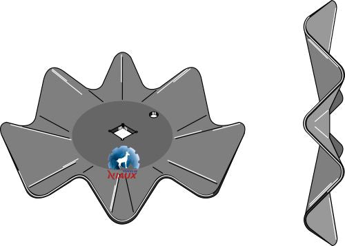 Wavy disc Ø345x4