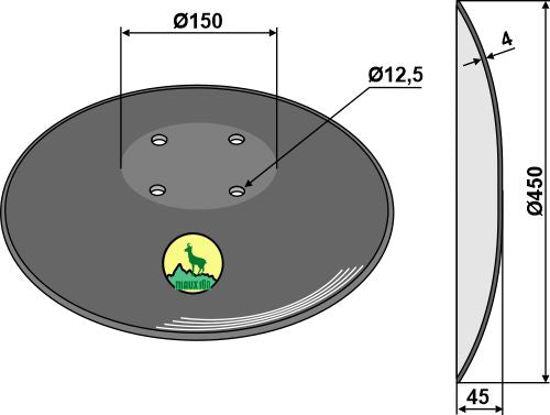 BBG disc Ø450х4