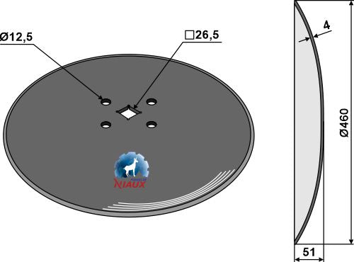 Hop disc Ø460x4