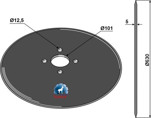 Coulter Ø630x5