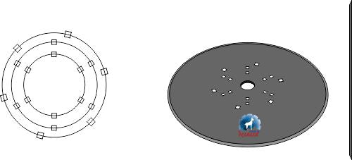 Hop disc Ø450x4
