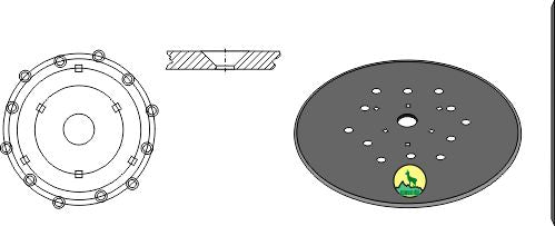 Hop disc Ø450x4