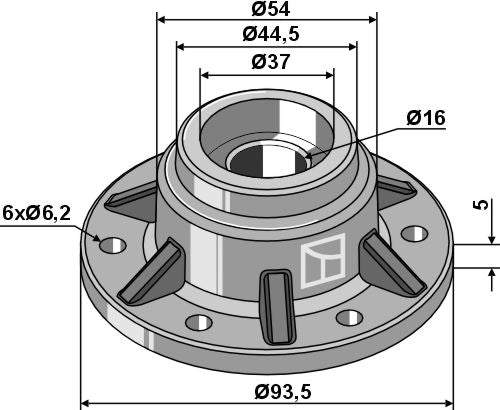 Bearing compl.
