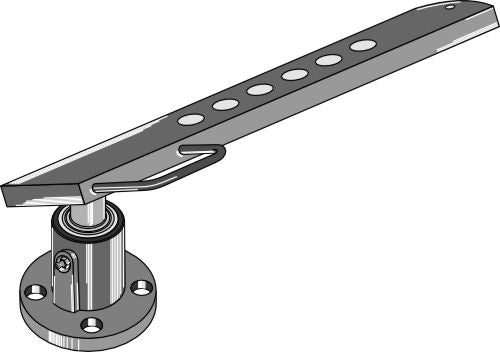 Disc-hub with shank - right model