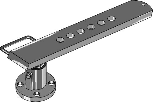 Disc-hub with shank - left model