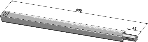 Square shaft