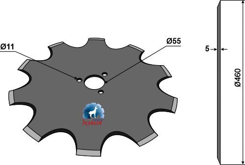 Coulter Ø460x5