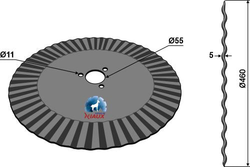 Coulter Ø460x5