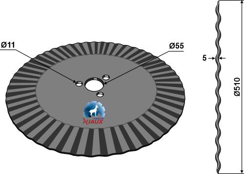 Coulter Ø510x5