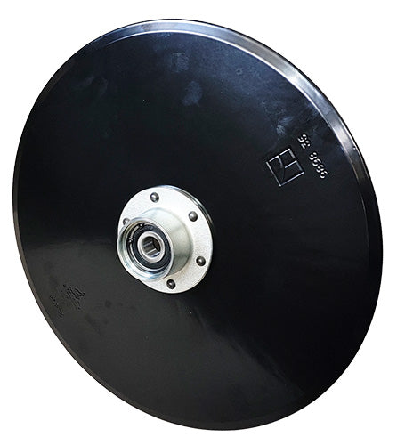 Seed drill disc Ø420x4  - compl. without cap piece of the bearing
