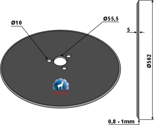 Coulter Ø562x5
