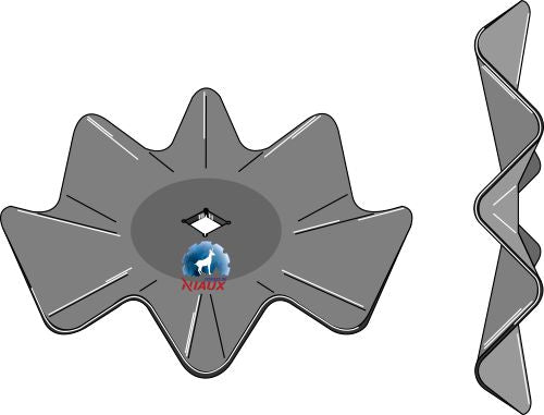 Wavy disc Ø510x5