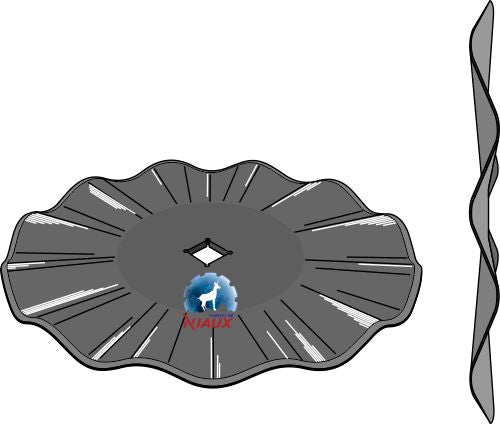 Wavy disc Ø490x5