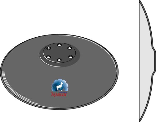 Hollow disc ''Smaragd'' Ø450x5