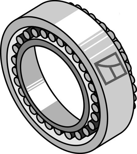 Taper roller bearing Ø68