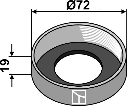 Protection cap on metal