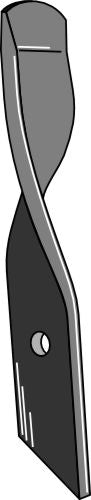 Harrow-blade for Dyna-Drive Jumbo, left
