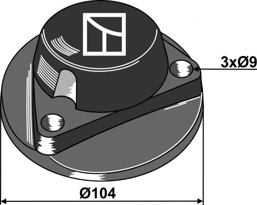 Cap piece of the bearing