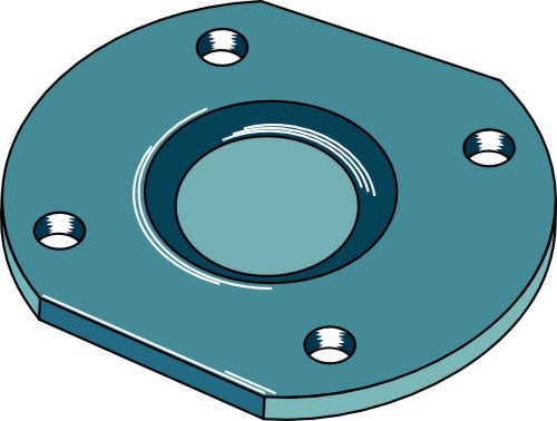 Cap piece of the bearing