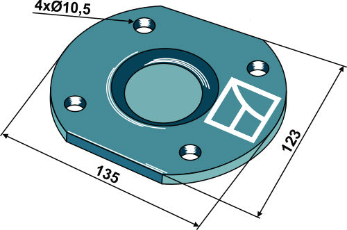 Cap piece of the bearing