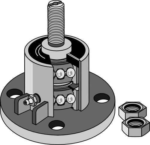 Bearing with thread M20x1,5