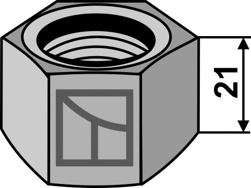 Nut M 27 x 3 for square shaft