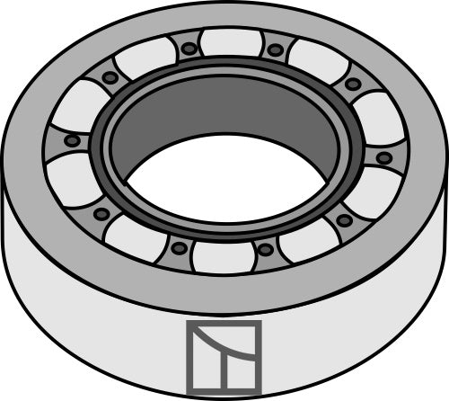 Deep groove ball bearing